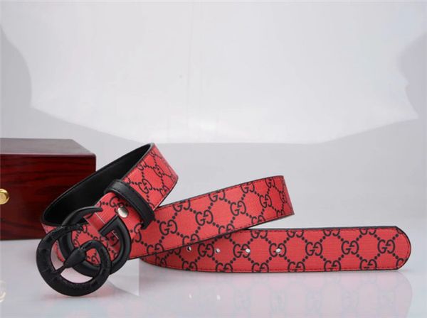 

new fashion imported leather men's design belt fashion business casual belt, Black;brown