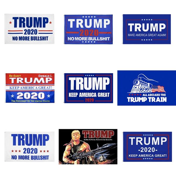 

trump 2020 flag 90x150cm print keep america great banner decor for president usa american election no more bullshirt donald flag #760