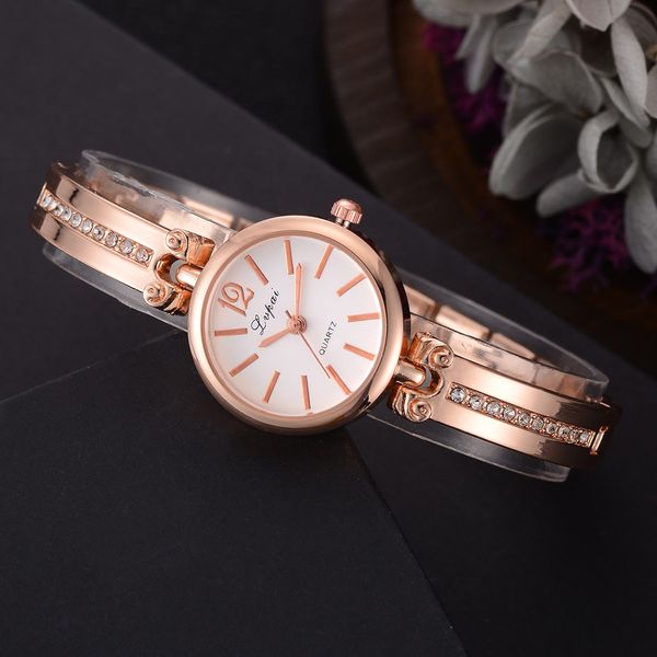 

горячая продажа женское платье кристалл браслет наручных часов 1шт часы женщины кварцевые часы часы, Slivery;brown