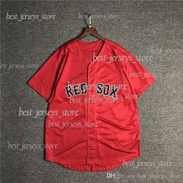 

Baseball Suit Short Sleeve Men's Card Loose Size Hip-Hop jerseys 18/19 Superior quality sportswear 9898