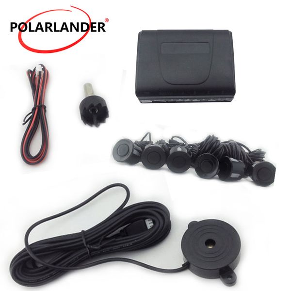 

system kit car parking sensor monitor auto reverse 12v indicator probe 6 sensors bebe sound alarm