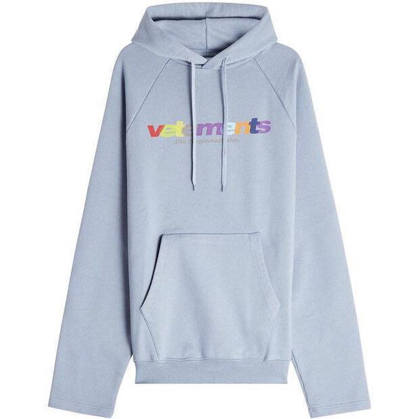 

19ss мода новый дизайнер монро свободно облегающие blue2 балахон hip hop street спорт толстовка пуловер пальто европейской американской верс, Black