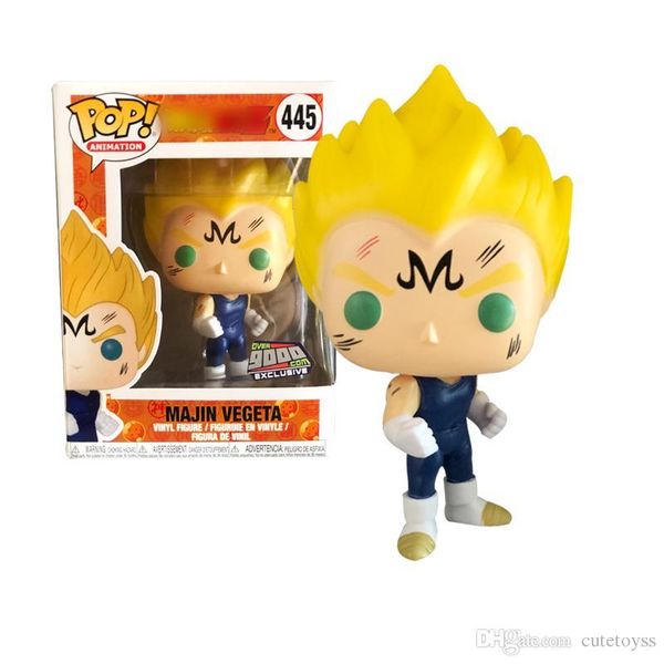 

pretty store cute present funko pop japanese anime dragon ball vegeta vinyl action figure collection model toys for children birthday gift