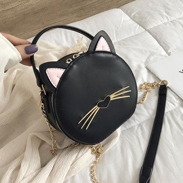 

female tote cute cat leather crossbody bags for women 2020 handbag sac a main ladies hand shoulder messenger bag