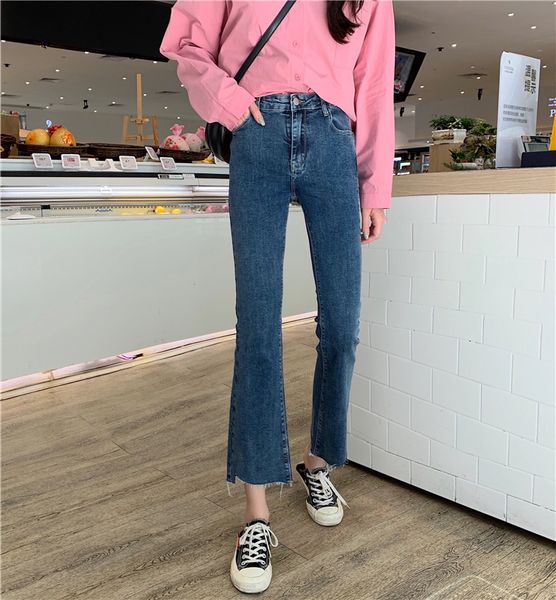 

blueberry women's tailored waist and hip princess jeans bk3477, Blue