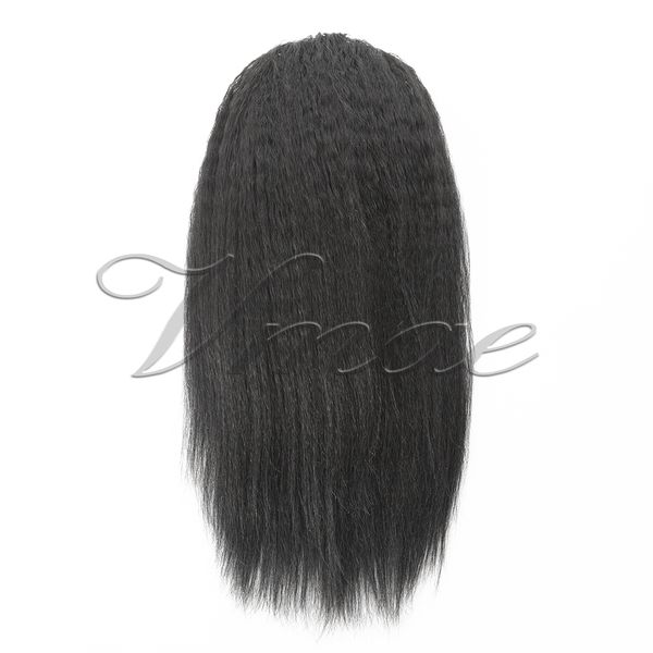 

brazilian afro kinky curly natural 100 g 120 g weave clips in elastic band ties drawstring ponytail virgin human hair extension, Black