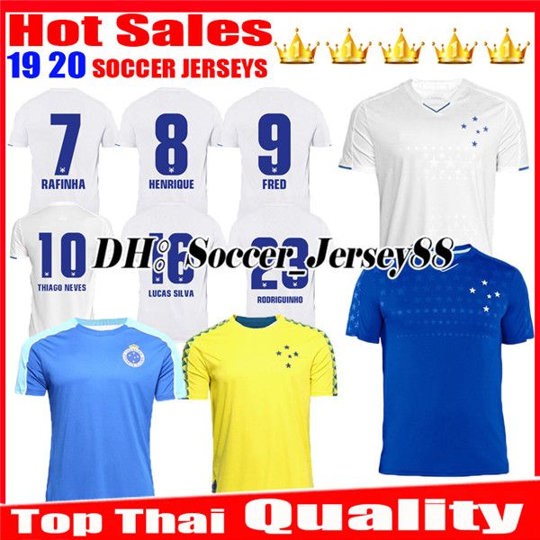 

2019 2020 cruzeiro esporte soccer jerseys 19 20 away robinho arrascaeta fred thiago neves rafael sóbis maillots de uniforms football shirt, Black;yellow