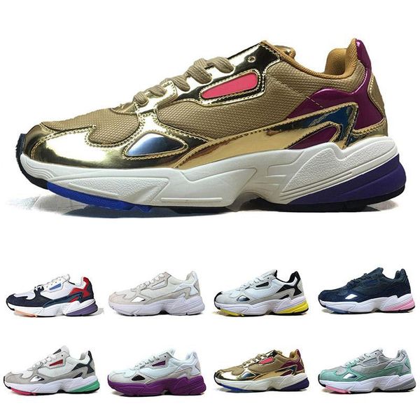 

falcon asphalt gold purple pink mens women running shoes for man trainers sliver chaussure sports sneakers size 36-45