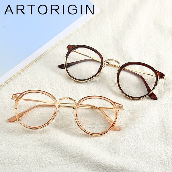 

artorigin luxury oval optical glasses frame for women refinement lentes opticos mujer quality clear eyeglasses ladies, Silver