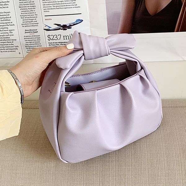 

мягкое облако мешок женщин сумки дизайнер роскошные кожаные сумки лук сцепления сумка дамы сумки тотализатор кроссбоди мешок основной