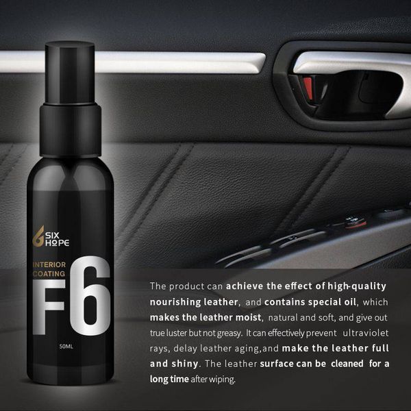 

50ml dashboard leather interior cleaning renovation fluid-f6-50ml paint carenew new