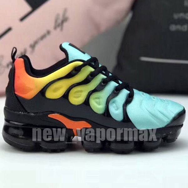 

Kid boy girl plu tn hoe baby children balck volt hark multi triple white black ca ual hoe 24 35