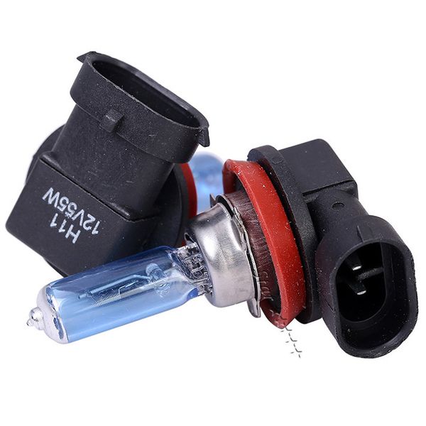 

2pcs 55w h11 12v 6000k car fog light bulb lamp super white halogen xenon car auto head lamp cars h11 styling ing