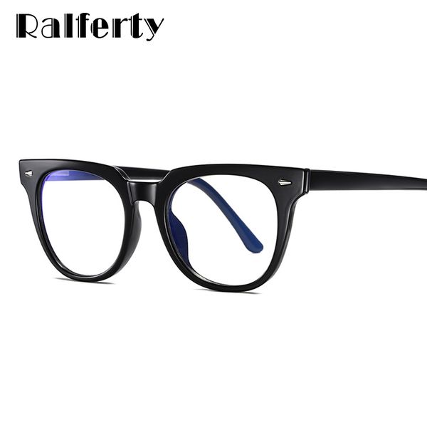 

ralferty 2020 square blue light glasses frames women trending styles brand optical computer glasses oculos de grau feminino, White;black