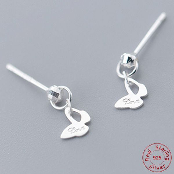 

insect collection 925 sterling silver butterfly dream exquisite stud earrings for women sterling silver jewelry, Golden;silver