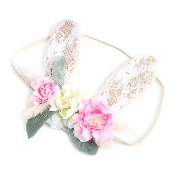 

handmade baby flower headband kids pgraphy props baby girl p hair ornaments christmas headwear, Slivery;white