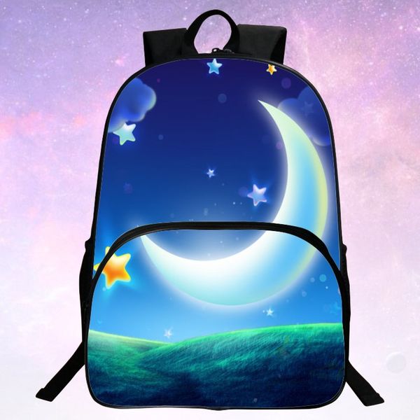 

beautiful star pattern schoolbag can be printed children p shoulder school bag