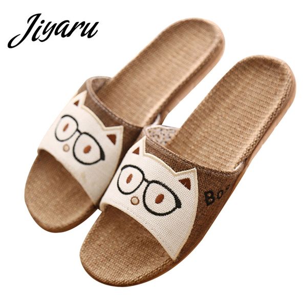

men slippers men home slippers indoor bedroom male breathable linen casual shoes male outside beach flat shoes, Blue;gray