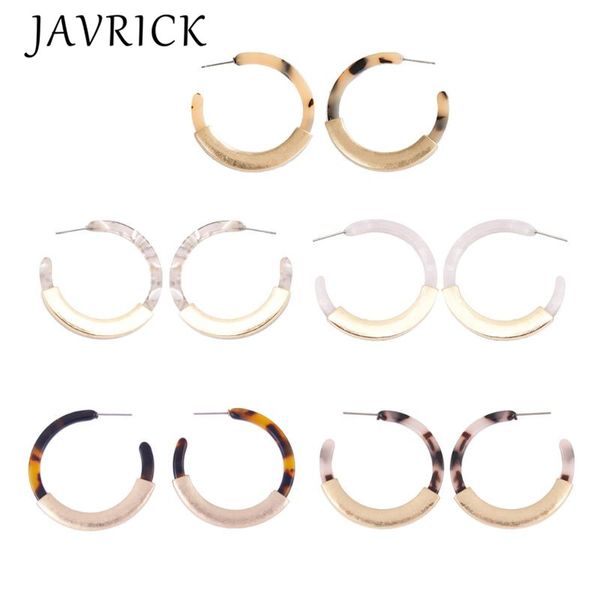 

women acrylic earrings big circle acetate resin geometric statement jewelry, Silver