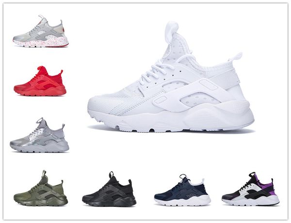 

airs 2019 huarache men womens shoes running shoes black red white sports trainer cushion surface breathable sports shoes 36-45