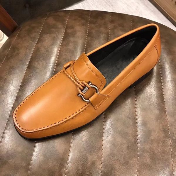 

luxurious 2019 fashion men formal mariage wedding party shoes pointed toe business shoes men loafers oxford shoes, Black