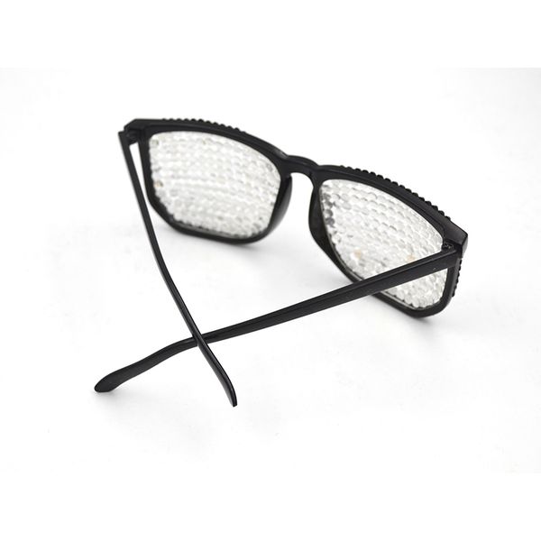 

wholesale- women's diamond glasses shine party prom prop bar club eyeglasses female black eyewear frame square spectacles l3, Silver