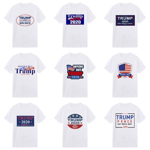 

mens designer trump t shirts mens clothing luxury fashion print t shirt long sleeve cotton brand trump t-shirt for men #216, White;black