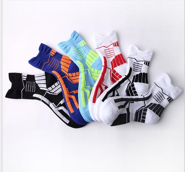 

towel bottom sports basketball socks thick towel bottom long tube elite outdoor sports socks, Black