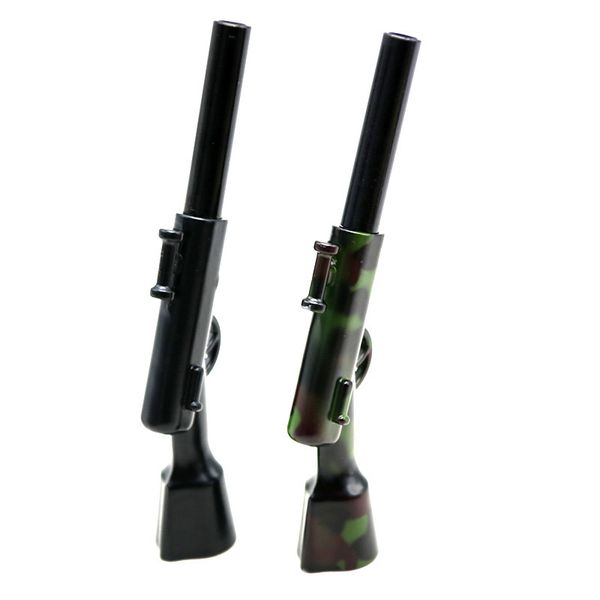 Reggae Ямайка Gun стиль металлических табачных трубок для курения переносные дешевые алюминиевые трубы для травы бесплатная доставка