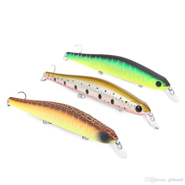 

a fish lure artificial fishing lure bait with sharp hooks with tail and 3d eyes design simulated to the real fish