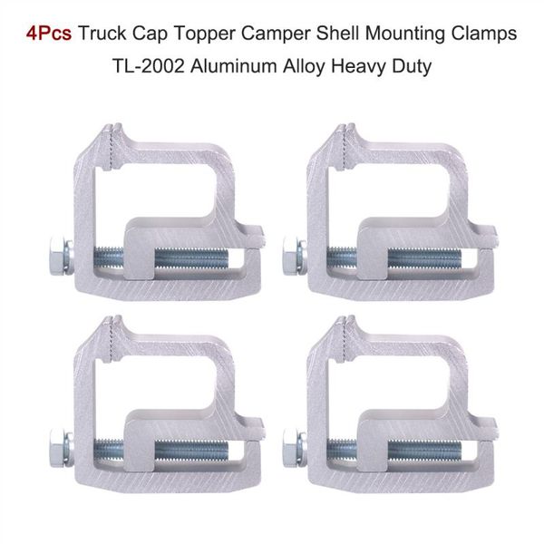 

1pc / 4pcs truck cap er camper shell mounting clamps tl-2002 aluminum alloy heavy duty car accessories parts
