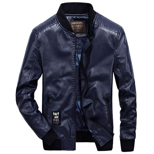 2019 Mens Casual Leather Jacket Motorcycle Men Slim Fit Zipper Black Blazers For Boys Us Fashion Style From Aaronliu880 38 58 Dhgate Com