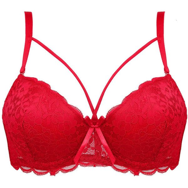 

femme lingeries bralette бюстгальтеры sexy моды кружева бюстгальтеры косточках тонкий бюстгальтер два с глаз 7 цветов дамы лук зеленый bras, Red;black