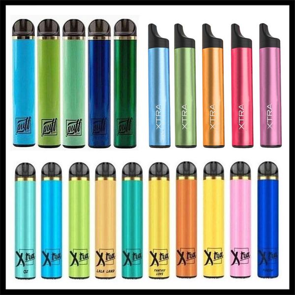 

Xtra Одноразовая Pod Устройство 5мл Укажи 800mAh Vape Стик Система 12 Опции Vape Bar Pen 1500 Puff для устройства хет