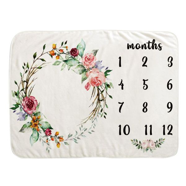 

baby monthly record growth milestone blanket newborn pgraphy prop background 2