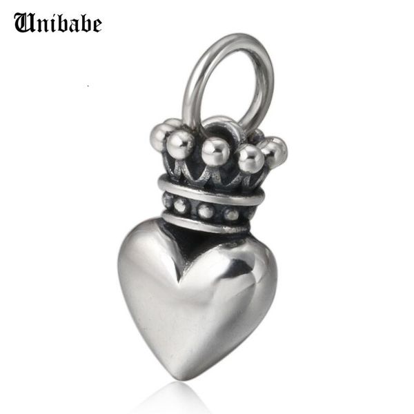 

925 стерлингового серебра ювелирные изделия любовь корона дамы прекрасный кулон чистое серебро сердце корона pendnat keychian ювелирные изде, Silver