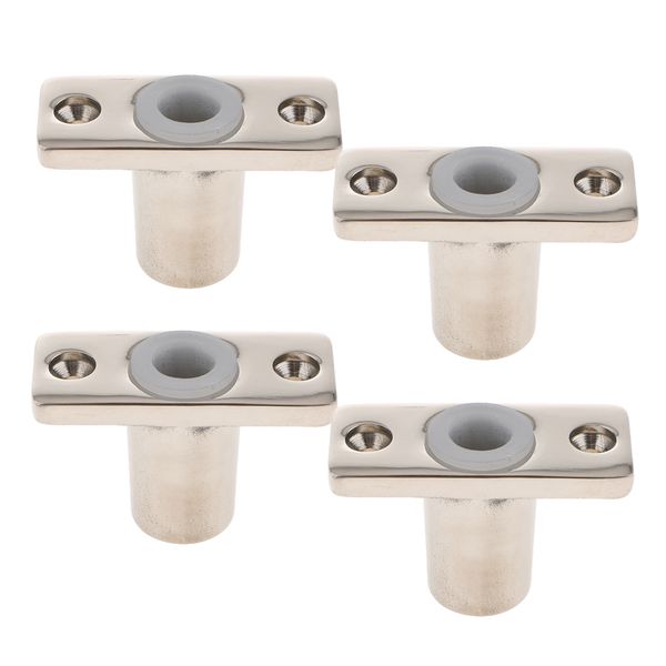

2 pairs 316 stainless rowlock socket oarlock sockets