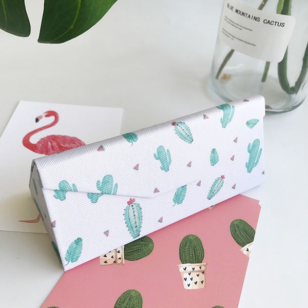 

wholesale-fashion fold up sunglasses case women men glasses box design eyeglasses cases eyewear