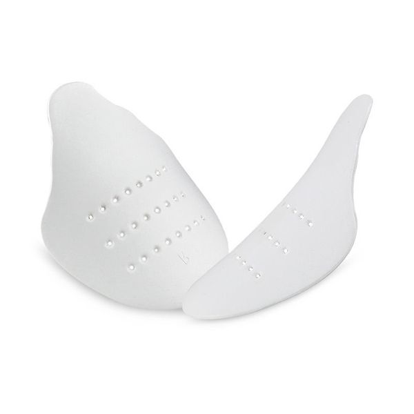 

anti crease protector stretcher white toe cap support bending crack universal pvc for sneaker washable expander shoes shields, White;pink