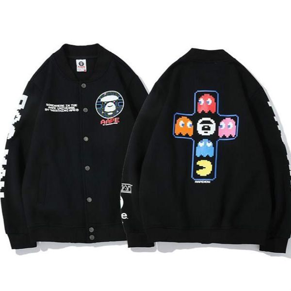 

бренд hoodie классический значок полный печатный граффити круглый вырез логотип толстовка дизайнер пуловер одежда продажи высокое качество d, Black