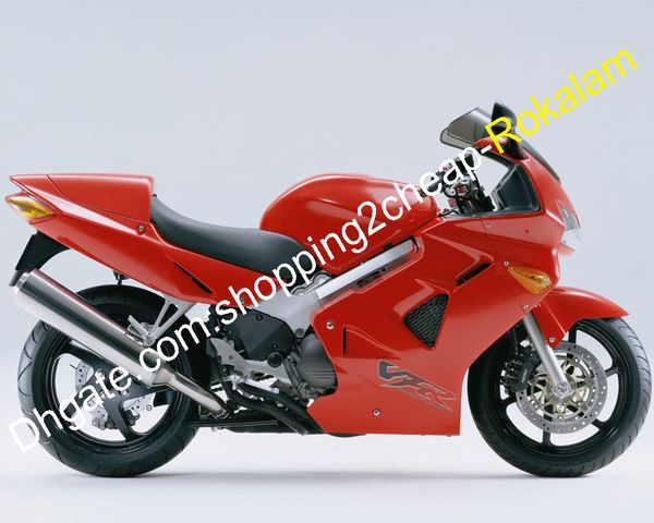 Kit aftermarket per moto per Honda VFR800 VFR 800 800RR Set carenatura moto rossa 1998 1999 2000 2001 98 99 00 01