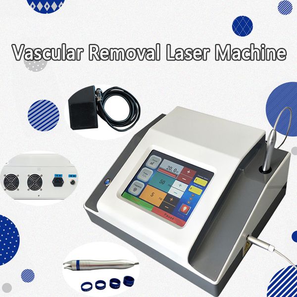 

new come 0.2mm 0.5mm 1mm 2mm 3mm spot size touch screen 980nm diode laser vascular removal blood vessel spider vein removal