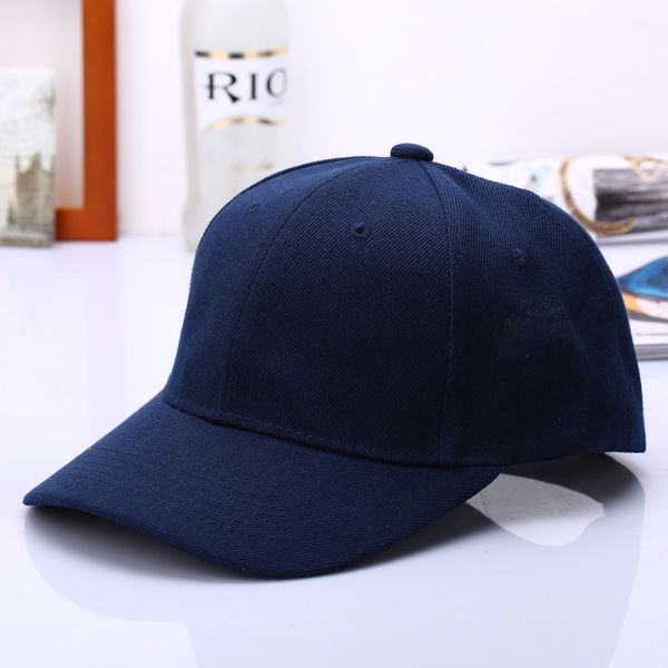 

flat hat solid color baseball hat outdoor advertising cap cap travel, Blue;gray
