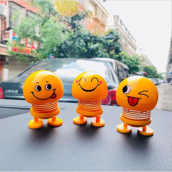 

shake-head dude expressions car-mounted spring arrangement car shake-head dude