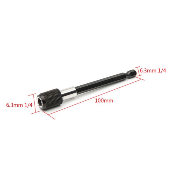 

1pc 1/4 shank black power anti-slip magnetic screwdriver drill bit 2019