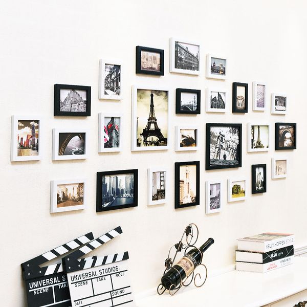 

nordic building painting p frame living room decoration modern simple background bedroom dining room rural scenery picture f