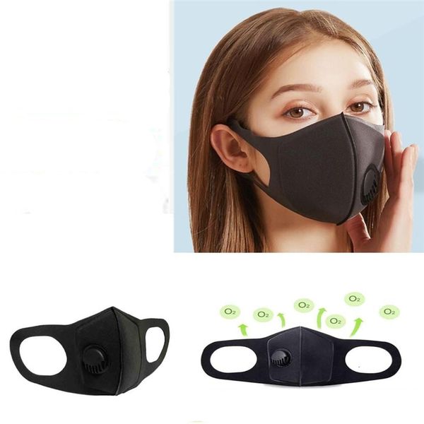 

dhl shipfast shipping dustproof breathing valve sponge washable dust mask for face reusable anti-dust fog pm2.5 masks 7zpx