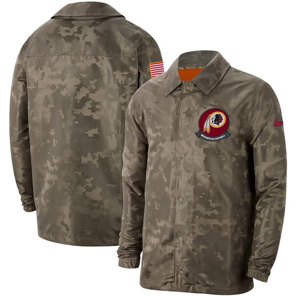 

men washington redskin style camo 2019 salute to service sideline full-zip lightweight nfl jacket, Blue;black