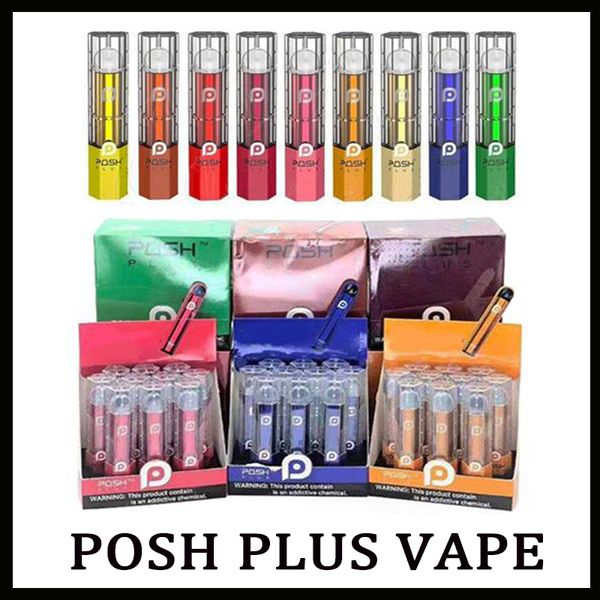 

POSH PLUS одноразового устройства Pod Starter Kit 280mAh Аккумулятор 2,0 мл картриджи Vape Слейте Pen 10 цветов PK Vgod Стиг Eon Ziip