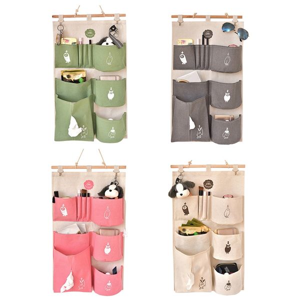 

multi-grids portable storage hanging bag with paper towel storage bag simple hanging